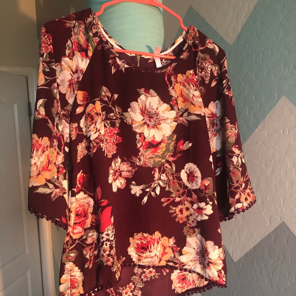 Flowery Blouse